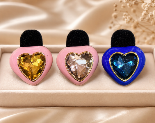 The Sweetheart Gemstone Heart Ring Collection