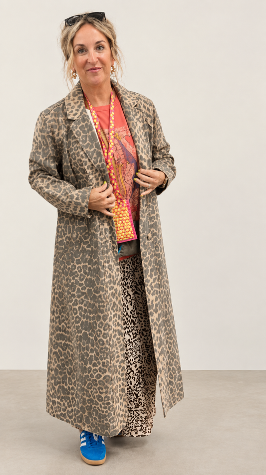 The Wild Muse Leopard Coat