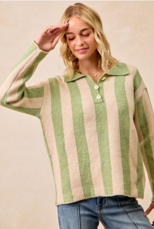 The Willow Stripe Pullover