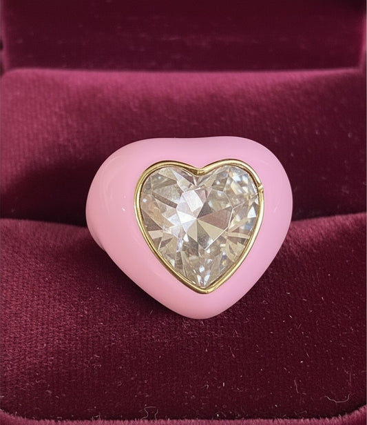 The Sweetheart Gemstone Heart Ring Collection