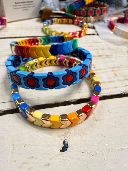 The Happy Vibes Stretch Bracelet Collection