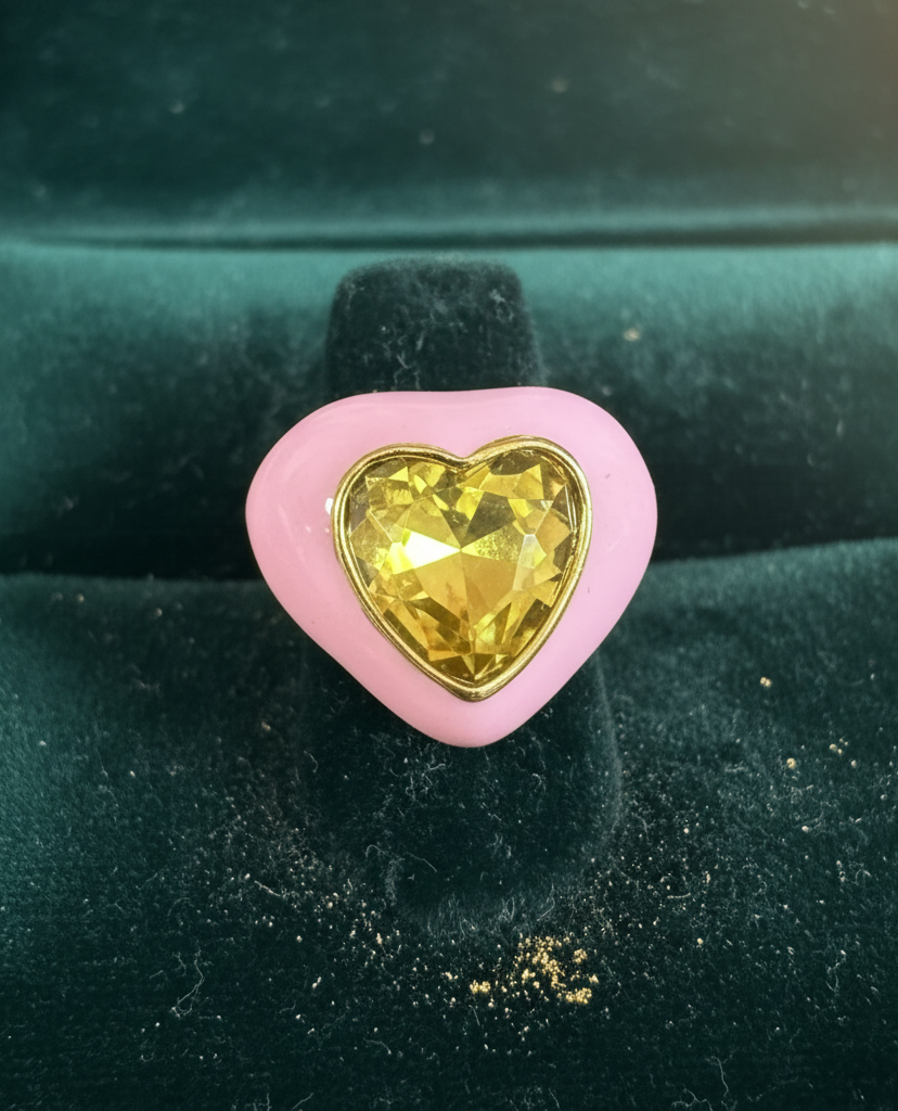 The Sweetheart Gemstone Heart Ring Collection