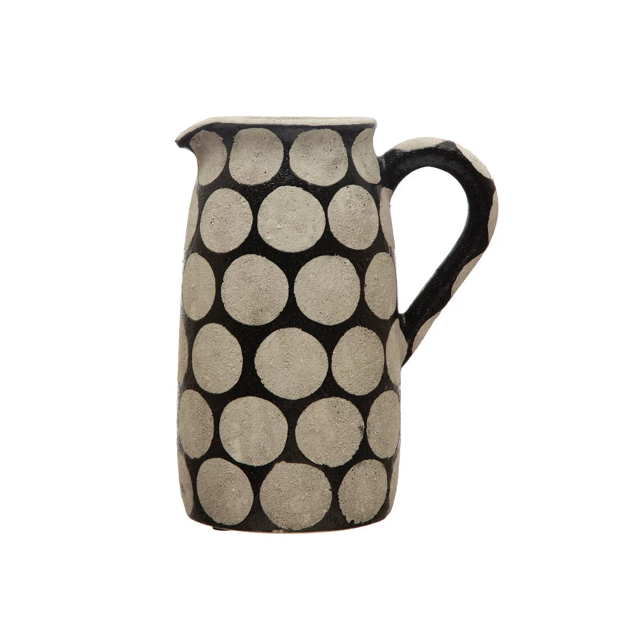 Pitcher with Wax Dots